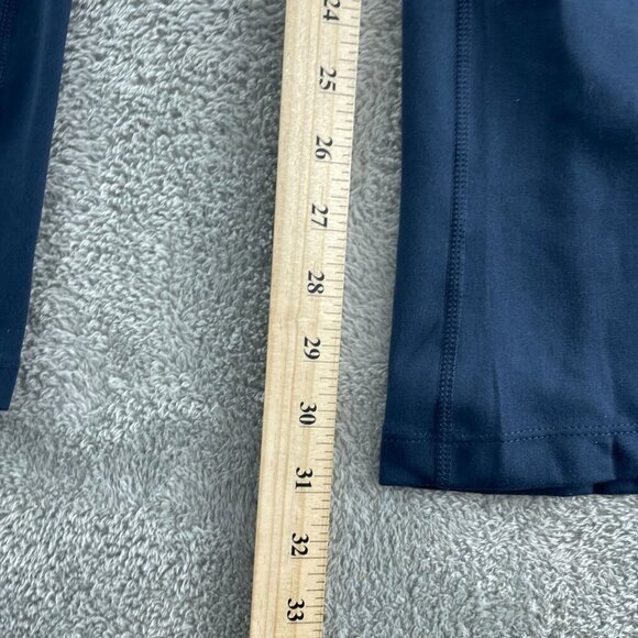 Jockey Studio Flare Pant M Neo Navy Polyester/Spandex Blend NWT 3542 - Picture 9 of 11